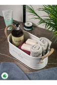 İp Kulplu Baton Metal Banyo Düzenleyici, Banyo Organizeri (For Beautiful Bathrooms Organizer Baskı) thumbnail 9