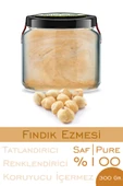 %100 Saf Fındık Ezmesi Şeker İlavesiz Bi Kavanoz 330 cc. Cam Kavanozda Katkısız Fındık Ezmesi - 1