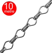 Metal Zincir Ayna Avize Floresan Saksı Askı Zinciri -10 Metre - 1