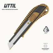 UTTIL Aura Natura Nmuk03-an %40 Ahşap Gövdeli 18mm Maket Bıçağı - 1