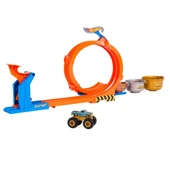 JBX64 Hot Wheels Monster Trucks Döngü ve Takla Bigfoot Oyun Parkuru - 4