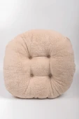 Welsoft & SİLİKON DOLGULU Köpek Kedi Yatağı Yıkanabilir Yumuşak Peluş Kedi Minderi Uyku Minderi - 6