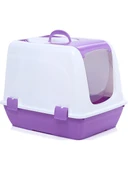 BÜYÜK BOY KAPALI KEDİ TUVALETİ 37X45X40CM - 3