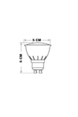 7 Watt 480 Lümen Gu10 Duylu Gün Işığı Led Çanak Ampul (ct-4215) - 3