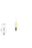 4 Watt Filament Buji Led Ampul Ct-4062 - 1