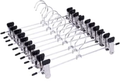 Metal Mandallı Etek Askısı Pantolon Askısı Krom Askı 40cm - 10 Adet - 2