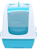 BÜYÜK BOY KAPALI KEDİ TUVALETİ 37X45X40CM - 5