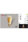 Led Ampul Uzun Flmanet 2700k Amber Işık 6 Watt Dimmerli Rustik thumbnail 2