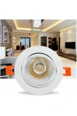 5 w Cob Led Ct-5204 Spot Beyaz Kasa 6500 K Beyaz Işık Rengi Yng Led-002 thumbnail 2