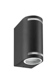 İbiza İki Yönlü Dekoratif Huzmeli Oval Duvar Aplik - Siyah - IP64 - Gu10 - CT-7062 - 3
