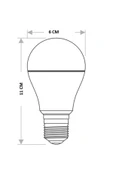 Ct-4278 12w Dimlenebilir Led Ampul Beyaz Işık - 4