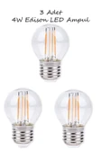 3 Adet 4w Edison Led Ampul / Ct-4288 - 1
