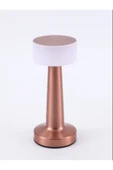 Dekoratif Şarjlı Dokunmatik Led Masa Lambası Usb Kablolu Abajur Ve Gece Lambası Rose thumbnail 3