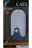 12w Sensörlü Dekoratif Led Aplik Ct-7093 - 1