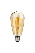 6w E27 2700k Amber Rustik Led Ampul Ct-4284 - 1