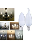 Ct-4084 8w Buji Led Ampul Kıvrık 3200k Günışığı E14 thumbnail 3