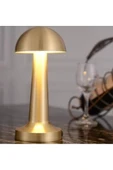 Antik Gold Altın Sarısı Retro Lizbon Dekoratif Usb Şarjlı Masa Lambası Ct8429 - 1