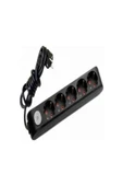 90137503 Multi-let Beşli Priz Anahtarlı Topraklı Kablolu Çocuk Korumalı 3mt thumbnail 2