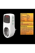 Ct-9187 Akım Korumalı Topraklı Priz Regülatör 150-280v 4000w Burasıtoptancı - 3