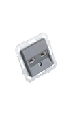 Byobu Füme Data-nümeris Telefon Priz (cat3-cat6) Çerçevesiz - 1