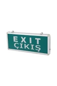 Çift Yönlü 3 Ledli Çıkış (Exit) Kapı Yönlendirme Armatürü - CT-9175 - 1