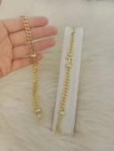 F HARFİ GOLD BİLEKLİK - 1