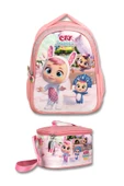 Cry Babies Tavşan Kulaklar Lisanslı İlkokul Seti Sırt Çantası Beslenme Çantası - 1