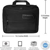 Brenthaven Elliot Deluxe Brief Orjinal Laptop Çantası Siyah - 3