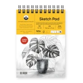 Schoellershammer Jumbo Sketch Pad Eskiz Defteri 90 gr A5 100 Yaprak Naturel Beyaz thumbnail 1