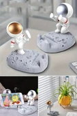 BUFFER® Mini Astronot Model Telefon ve Tablet Tutucu Standı - 6