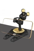 BUFFER® Ayıcıklı Telefon ve Tablet Standı Masa Üstü Telefon ve Tablet Tutucu Aparatı - 6