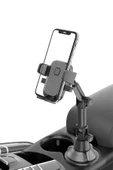 BUFFER® Teleskopik Araç Bardak Yerine Giren Telefon Tutucu - 6