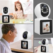 BUFFER®  Wifi Bağlantılı Görüntülü Görüşme Sağlayabilen Ev Tipi Güvenlik Kamerası - 4