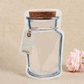 BUFFER® Kavanoz Görünümlü Kilitli Poşet Çıtçıtlı ve Pratik Torba 4 Adet - 6