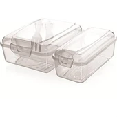 BUFFER® Takeaway Ergonomik Asorti Çatal Bıçaklı Pratik Yoğurt Saklama Kabı - 3