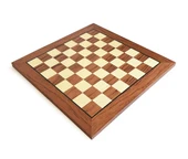 El Yapımı Ahşap Satranç Tablası Gül 50x50cm - 6