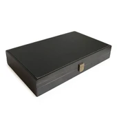 Meta Black Green Numeratörlü Masif Ahşap Tavla Siyah Yeşil - 2