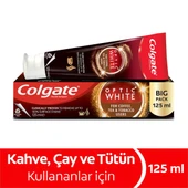 Colgate Diş Macunu Optic White 125ML Çay-Kahve-Sigara (3 Lü Set) - 3