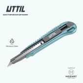 UTTIL NMUK07-30 Alüminyum Gövdeli 30 derece 9 mm bıçaklı Metal Maket Bıçağı - 2