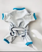 Blue Bunny Kalın Penye Köpek Tulum Pijama - 5