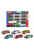 Speed Car 10'lu Metal Die-cast Araba Hot Wheels Benzeri Oyuncak Model Araba Seti - 2