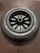 El Arabası Kauçuk Yük Taşıma Tekeri Burçlu Dubleks Dolgu Teker 335x70 mm Plastik Gövdeli - 4