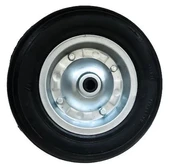 El Arabası Kauçuk Yük Taşıma Tekeri Burçlu Dubleks Dolgu Teker 350x70 mm - 1