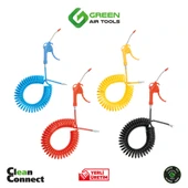 Green Air Tools Tabancalı Kabin Temizleme Spiral Hortumu Jaklı 5 x 8 mm Pu 5 Metre thumbnail 6