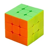 Speed Cupe Rubik Küp Zeka Küpü 3x3 Canlı Renkler Hız Küpü,Fidget Oyuncak Seyahat Zeka Oyunu - 2