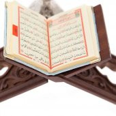 Hediyelik Kadife Yasin Kitabı 10 Adet (Çanta Boy), Kokulu Tesbih, Madlen Çikolata, Tülle Süslenmiş Mevlüt Paketi-Mavi - 5