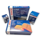 VW Passat B8 2015-2019 1.6 Dizel Hava Yağ Yakıt Polen Filtre Bosch - 1