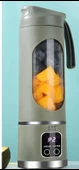 POWERMASTER PM-25964 450ML SHAKEN TAKE KİŞİSEL SMOOTHİE TAŞINABİLİR BLENDER MEYVE SIKACAĞI ŞARJLI YEŞİL - 1