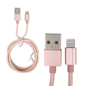 OMARS OMLT040RGLPB 5 VOLT-2.4 AMPER USB LIGHTNING KABLO - 1