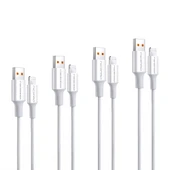 NPO UTL20 45W 2m TPE USB to Lightning Hızlı Şarj ve Data Kablosu 4 adet - 1